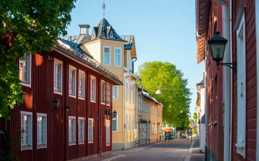 Inne i centrala Säter