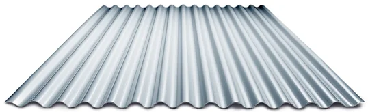 Exempel på korrugerad plåt